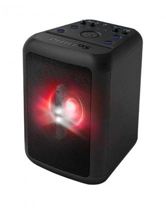 CAIXA DE SOM ACÚSTICA PHILIPS COM KARAOKÊ TANX100