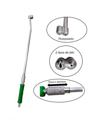 ESGUICHO COM PRESSÃO PARA MANGUEIRA