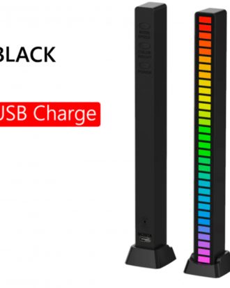 VU METER DIGITAL DE LED COM BATERIA